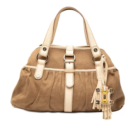 Женская сумка-тоут Celine Canvas Boogie Tassel
