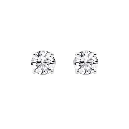 Женские серьги Brilliant Diamond, 2 карата, белое золото