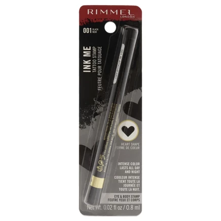 Подводка Rimmel London Ink Me Stamp, 001 Black Heart