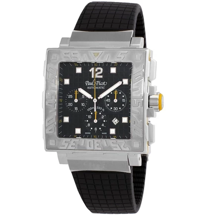 Мужские часы Paul Picot C-Type P0830.SG.5010.3301, черные