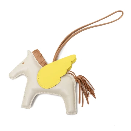 Женский брелок для сумки Hermes Rodeo Pegase MM, б/у
