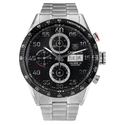 Мужские часы TAG Heuer Carrera CV2A10, чёрные