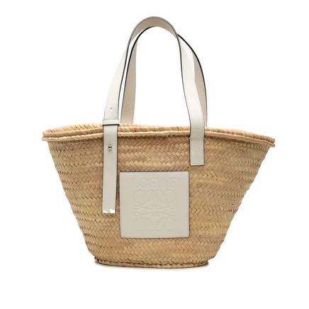 Женская сумка-тоут Loewe Raffia Anagram б/у