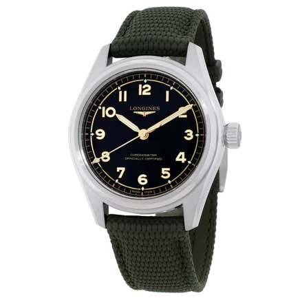 Мужские часы Longines Spirit Pilot L3.809.4.53.9 черные