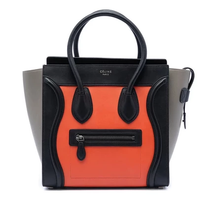 Женская сумка Celine Luggage Micro Tricolor
