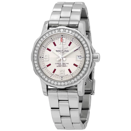 Женские часы Breitling Colt, серебристые