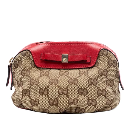 Женский клатч Gucci GG Canvas Multi Ribbon