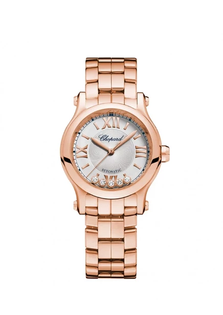 Женские часы Chopard Happy Sport, серебристые