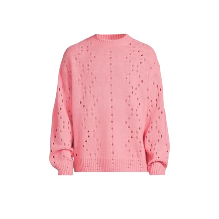 Мужской свитер Givenchy Oversize Crew Neck, розовый