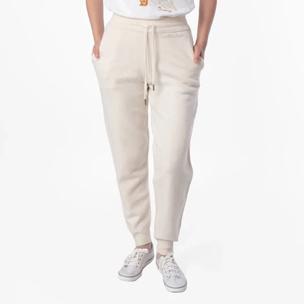 Женские брюки Burberry из шерсти и кашемира, ореховые