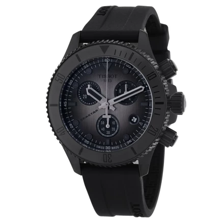 Мужские часы Tissot T1202173706100 Seastar, серые с градиентом