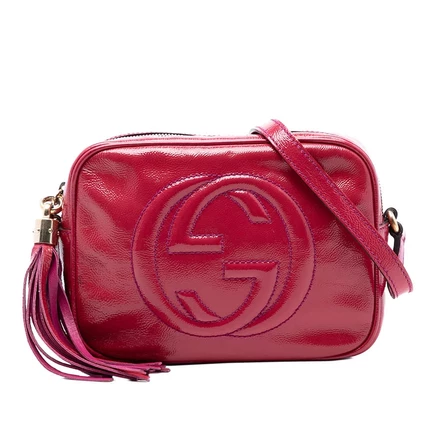 Женская сумка Gucci Soho Disco из лакированной кожи