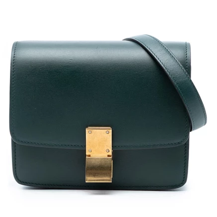 Женская сумка Celine Classic Box малая кожаная