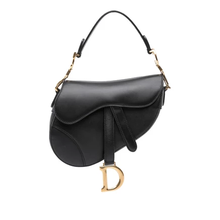 Женская сумка Dior Saddle из кожи, б/у