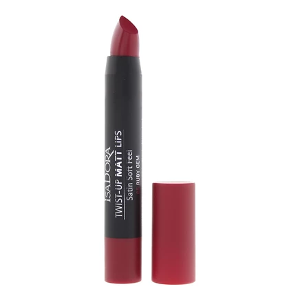 Матовая помада Isadora Twist-Up, 65 рубиновый камень