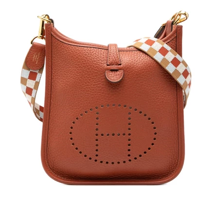 Женская сумка-кроссбоди Hermès Evelyne 16 Amazone, б/у