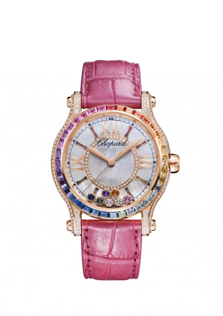 Женские часы Chopard Happy Sport, перламутровые