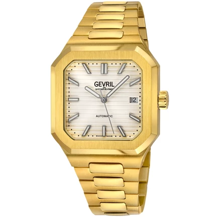 Мужские часы Gevril Grand Concourse 41304B, белые