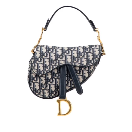 Женская мини-сумка Dior Oblique Saddle