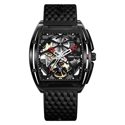 Мужские часы CIGA Design Z031-BB01-W5BK, черные