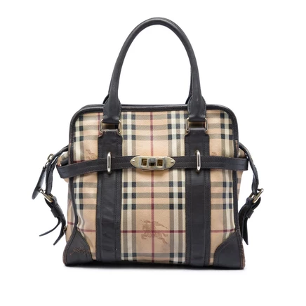 Женская сумка Burberry Minford Portrait в клетку