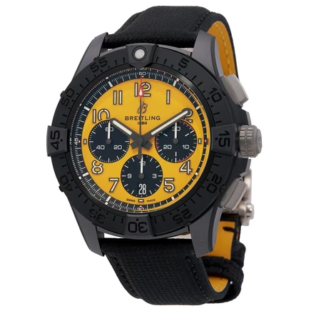 Мужские часы Breitling Avenger Chronograph, желтые