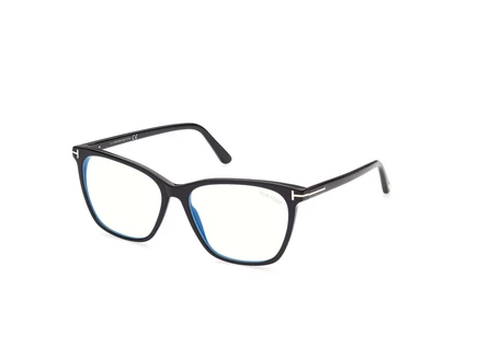 Женская оправа Tom Ford FT5762-B, 55 мм, черная
