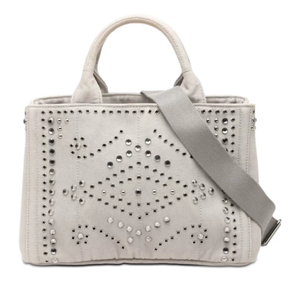 Женская сумка Prada Canapa Bijoux из денима