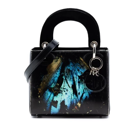 Женская сумка Dior Lady Dior Mini Mat Collishaw, кожа