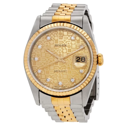 Мужские часы Rolex 16233 CJDJ, б/у, шампаневые