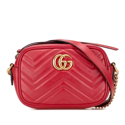 Женская сумка через плечо Gucci Mini GG Marmont