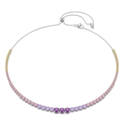 Женское колье Swarovski Matrix, родиевое покрытие
