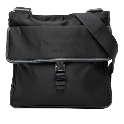 Унисекс сумка Prada Saffiano Tessuto через плечо