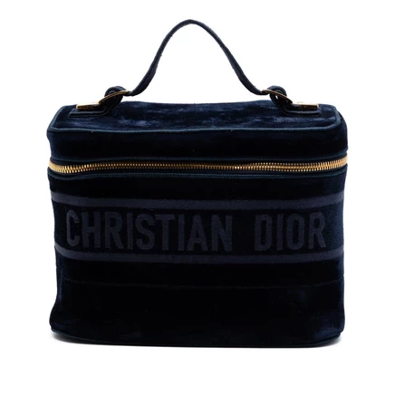 Женская косметичка Dior Diortravel, бархатная, б/у