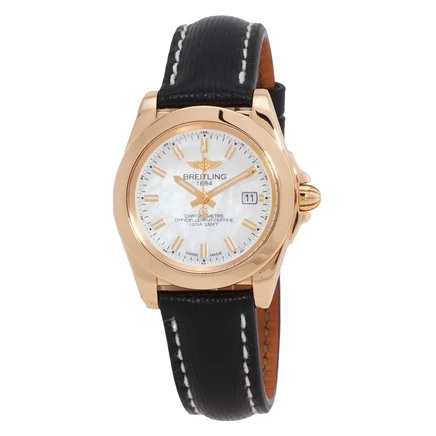 Женские часы Breitling Galactic 32, автоматические, белые