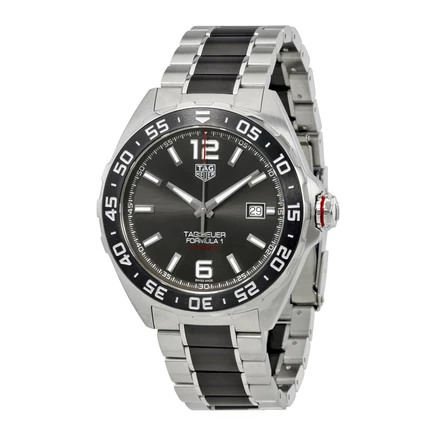 Мужские часы TAG Heuer WAZ2011.BA0843, антрацитовые