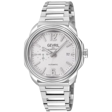 Мужские часы Gevril Roosevelt 46521B, белые