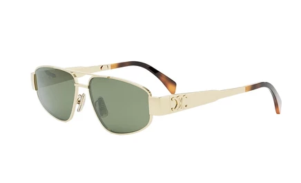 Унисекс-очки Celine Metal Triomphe CL40281U, зеленые