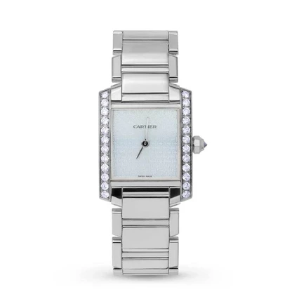 Женские часы Cartier Tank Française 2403, белые