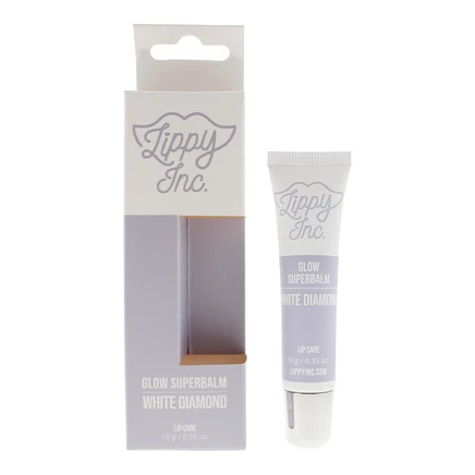 Бальзам для губ Lippy Inc. Glow, 10 г, белый бриллиант
