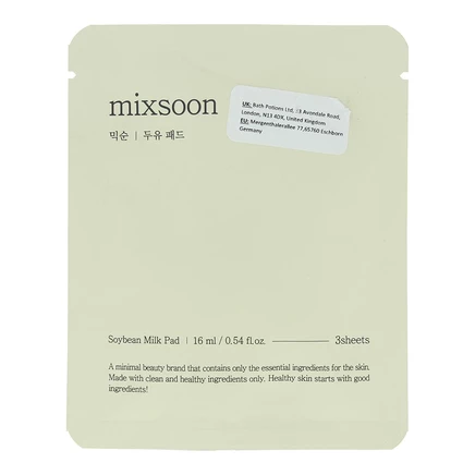 Косметические диски Mixsoon Soy Bean Milk, 3 шт.