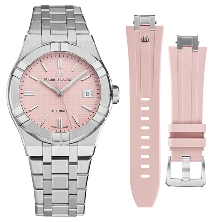 Унисекс-часы Maurice Lacroix Aikon AI6007, розовые