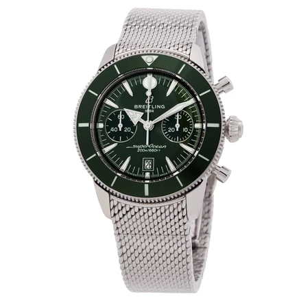 Мужские часы Breitling Superocean Heritage AB0156361L1A1, зеленые