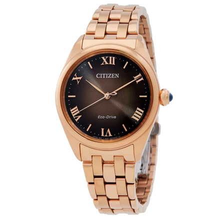 Женские часы Citizen L Classic EM1143-81Z, коричневые