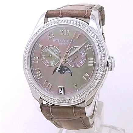 Женские часы Patek Philippe 4936G, черный перламутр