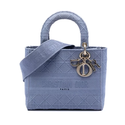 Женская сумка Dior Lady D-Lite Medium Cannage