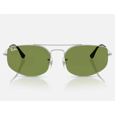 Унисекс-очки Ray-Ban EXPLORER 5 RB3845, серебристые
