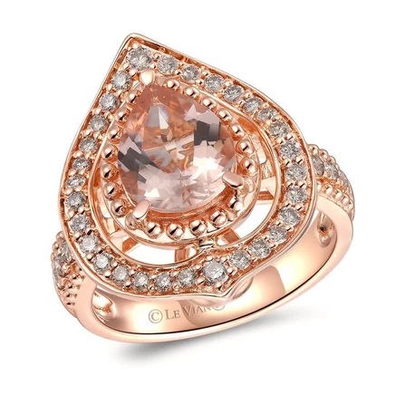 Женское кольцо Le Vian TRMH 21A, морганит, 14K золото
