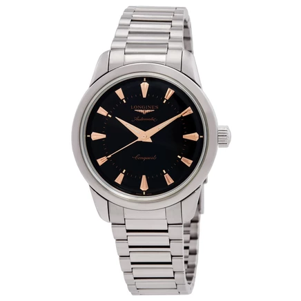 Мужские часы Longines L16494526, автомат, черные