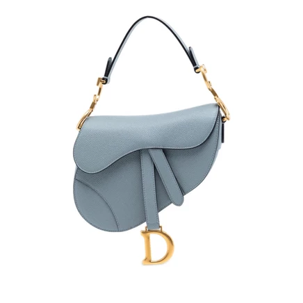 Женская сумка Dior Saddle из кожи, б/у